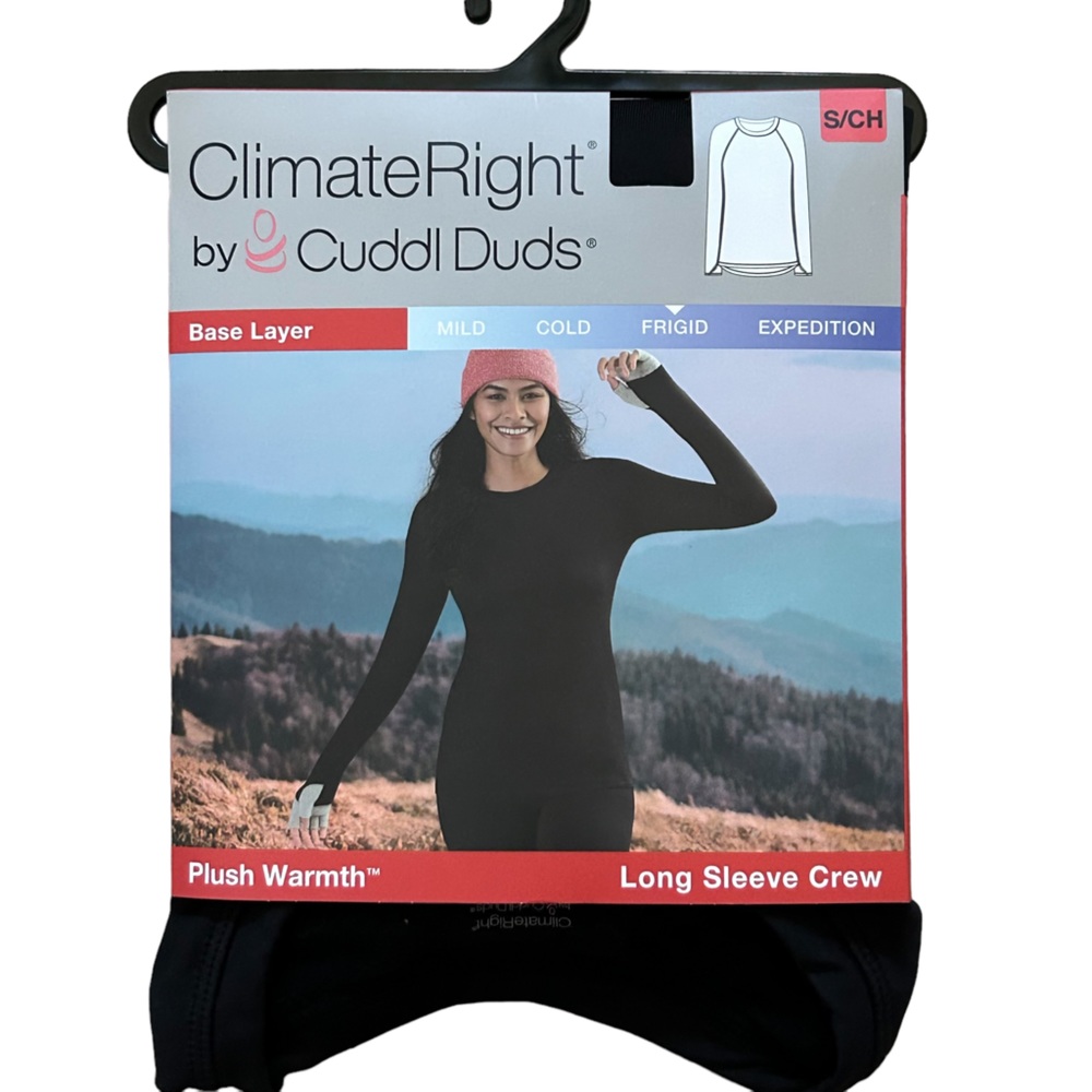 ClimateRight by Cuddl Duds Long Sleeve Crew Shirt